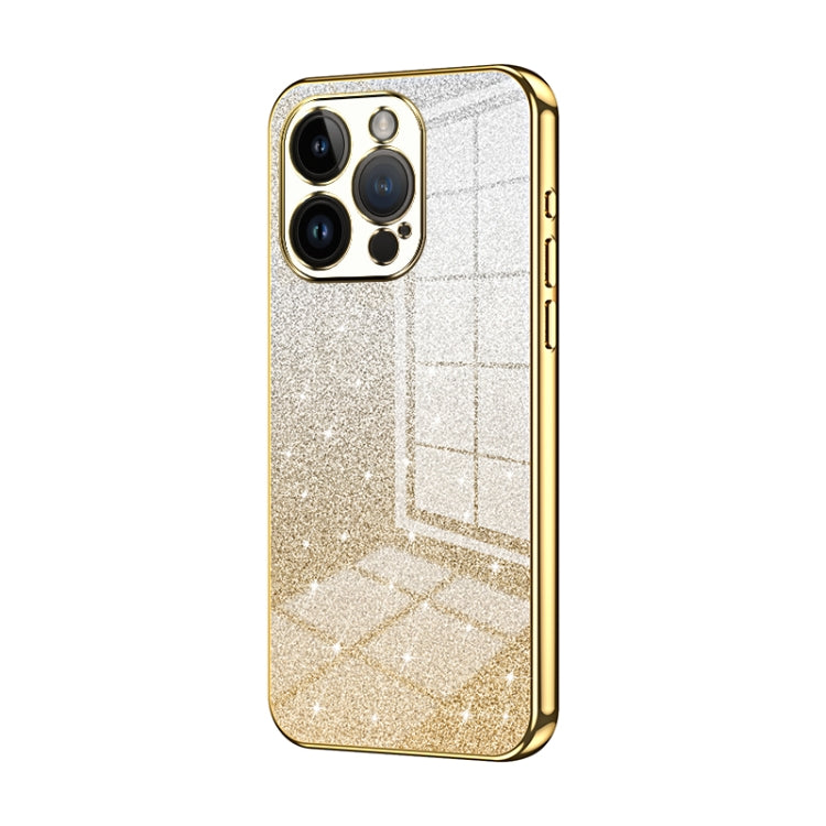 Gradient Glitter Powder Electroplated Phone Case, For iPhone 14 Pro, For iPhone 14 Pro Max, For iPhone SE 2022 / 2020 / 8 / 7