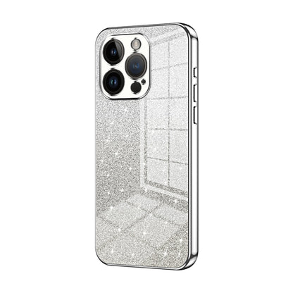 Gradient Glitter Powder Electroplated Phone Case, For iPhone 14 Pro, For iPhone 14 Pro Max, For iPhone SE 2022 / 2020 / 8 / 7