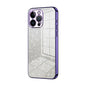 Gradient Glitter Powder Electroplated Phone Case, For iPhone 14 Pro, For iPhone 14 Pro Max, For iPhone SE 2022 / 2020 / 8 / 7