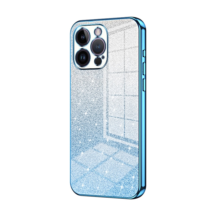 Gradient Glitter Powder Electroplated Phone Case, For iPhone 14 Pro, For iPhone 14 Pro Max, For iPhone SE 2022 / 2020 / 8 / 7