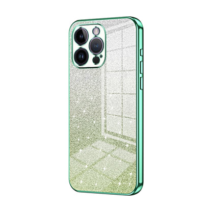 Gradient Glitter Powder Electroplated Phone Case, For iPhone 14 Pro, For iPhone 14 Pro Max, For iPhone SE 2022 / 2020 / 8 / 7