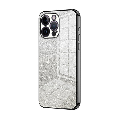 Gradient Glitter Powder Electroplated Phone Case, For iPhone 14 Pro, For iPhone 14 Pro Max, For iPhone SE 2022 / 2020 / 8 / 7