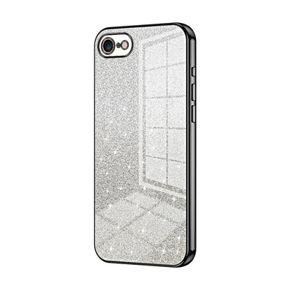 Gradient Glitter Powder Electroplated Phone Case, For iPhone 14 Pro, For iPhone 14 Pro Max, For iPhone SE 2022 / 2020 / 8 / 7