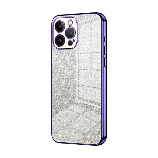 Gradient Glitter Powder Electroplated Phone Case, For iPhone 13 Pro Max, For iPhone 13 Pro, For iPhone 13