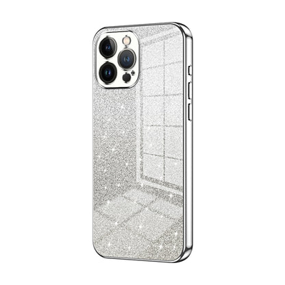 Gradient Glitter Powder Electroplated Phone Case, For iPhone 13 Pro Max, For iPhone 13 Pro, For iPhone 13