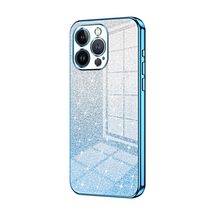 Gradient Glitter Powder Electroplated Phone Case, For iPhone 13 Pro Max, For iPhone 13 Pro, For iPhone 13