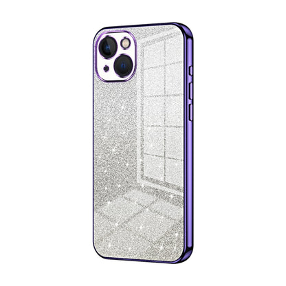 Gradient Glitter Powder Electroplated Phone Case, For iPhone 13 Pro Max, For iPhone 13 Pro, For iPhone 13