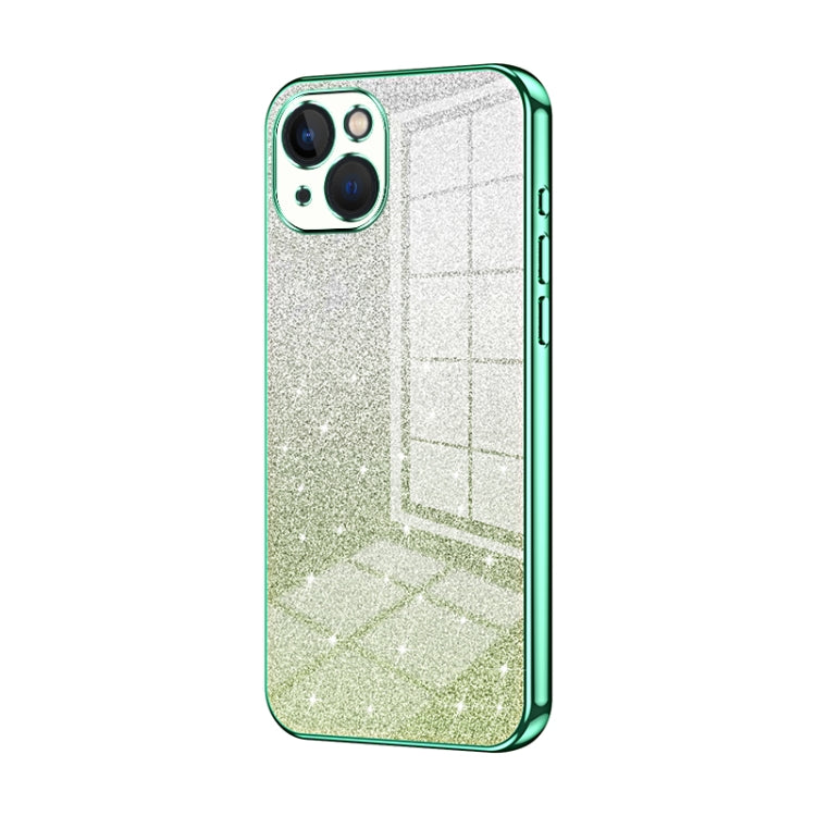 Gradient Glitter Powder Electroplated Phone Case, For iPhone 13 Pro Max, For iPhone 13 Pro, For iPhone 13