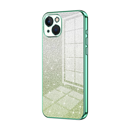 Gradient Glitter Powder Electroplated Phone Case, For iPhone 13 Pro Max, For iPhone 13 Pro, For iPhone 13