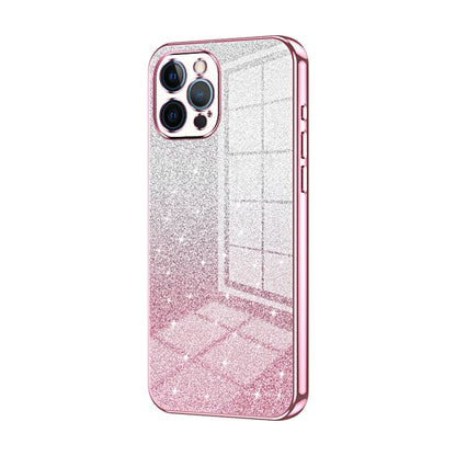 Gradient Glitter Powder Electroplated Phone Case, For iPhone 12, For iPhone 12 Pro Max, For iPhone 12 Pro
