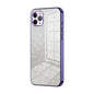 Gradient Glitter Powder Electroplated Phone Case, For iPhone 11 Pro Max, For iPhone 11, For iPhone 11 Pro