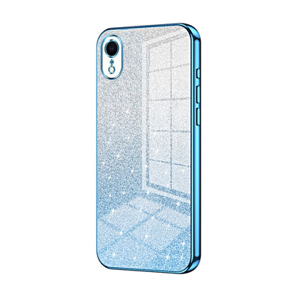 Gradient Glitter Powder Electroplated Phone Case, For iPhone X / XS, For iPhone XR, For iPhone XS Max