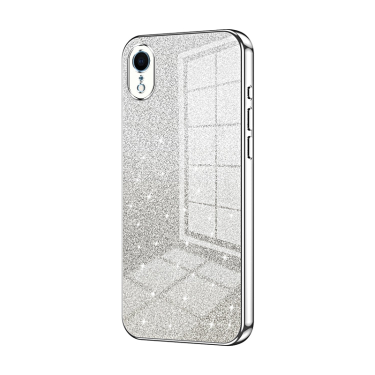 Gradient Glitter Powder Electroplated Phone Case, For iPhone X / XS, For iPhone XR, For iPhone XS Max