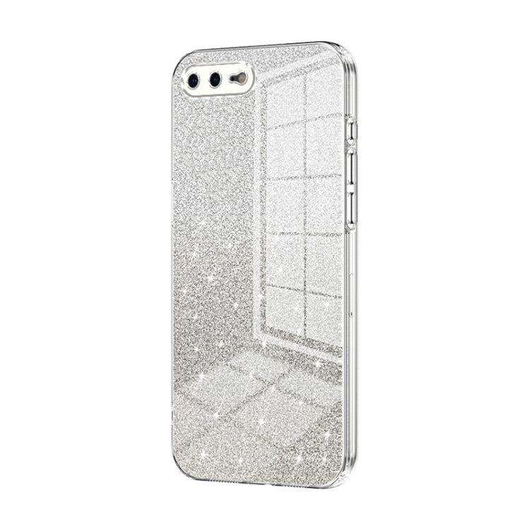 Gradient Glitter Powder Electroplated Phone Case, For iPhone 8 Plus / 7 Plus