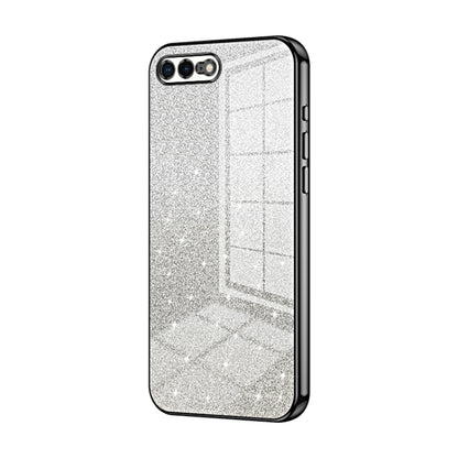 Gradient Glitter Powder Electroplated Phone Case, For iPhone 8 Plus / 7 Plus