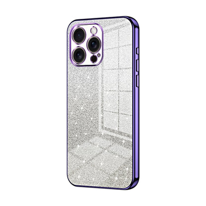 Gradient Glitter Powder Electroplated Phone Case, For iPhone 17, For iPhone Air, For iPhone 16 Pro Max