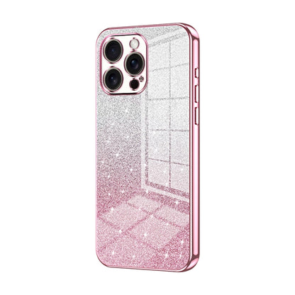 Gradient Glitter Powder Electroplated Phone Case, For iPhone 17, For iPhone Air, For iPhone 16 Pro Max