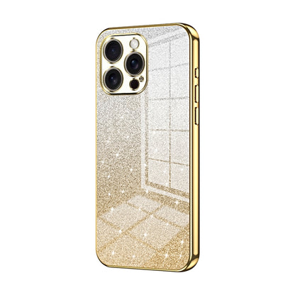 Gradient Glitter Powder Electroplated Phone Case, For iPhone 17, For iPhone Air, For iPhone 16 Pro Max