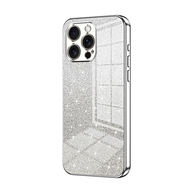 Gradient Glitter Powder Electroplated Phone Case, For iPhone 17, For iPhone Air, For iPhone 16 Pro Max