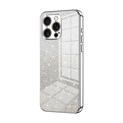 Gradient Glitter Powder Electroplated Phone Case, For iPhone 17, For iPhone Air, For iPhone 16 Pro Max