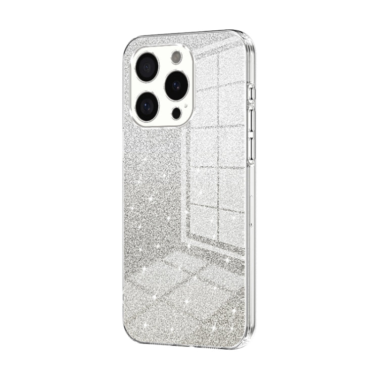 Gradient Glitter Powder Electroplated Phone Case, For iPhone 16 Pro, For iPhone 16 Plus, For iPhone 16