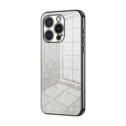 Gradient Glitter Powder Electroplated Phone Case, For iPhone 16 Pro, For iPhone 16 Plus, For iPhone 16