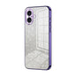 Gradient Glitter Powder Electroplated Phone Case, For iPhone 16 Pro, For iPhone 16 Plus, For iPhone 16