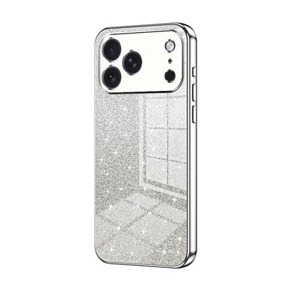 Gradient Glitter Powder Electroplated Phone Case, For iPhone 17e / 16e, For iPhone 17 Pro Max, For iPhone 17 Pro
