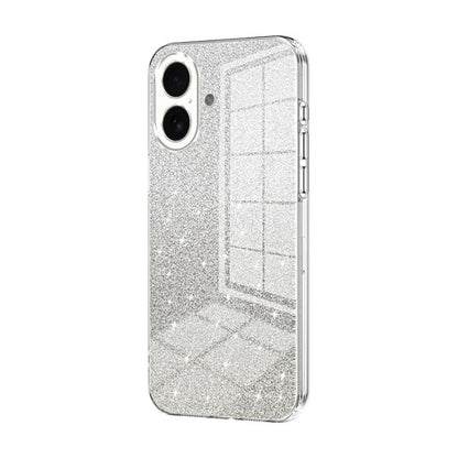 Gradient Glitter Powder Electroplated Phone Case, For iPhone 17, For iPhone Air, For iPhone 16 Pro Max