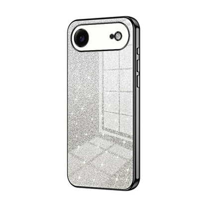 Gradient Glitter Powder Electroplated Phone Case, For iPhone 17, For iPhone Air, For iPhone 16 Pro Max