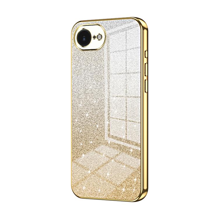 Gradient Glitter Powder Electroplated Phone Case, For iPhone 17e / 16e, For iPhone 17 Pro Max, For iPhone 17 Pro