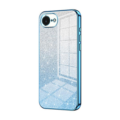 Gradient Glitter Powder Electroplated Phone Case, For iPhone 17e / 16e, For iPhone 17 Pro Max, For iPhone 17 Pro