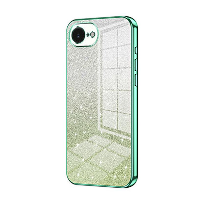 Gradient Glitter Powder Electroplated Phone Case, For iPhone 17e / 16e, For iPhone 17 Pro Max, For iPhone 17 Pro