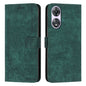 Skin Feel Stripe Pattern Leather Phone Case with Lanyard, For OPPO Reno11 5G Global, For OPPO Reno11 Pro Global, For OPPO A58 / A78