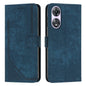 Skin Feel Stripe Pattern Leather Phone Case with Lanyard, For OPPO Reno11 5G Global, For OPPO Reno11 Pro Global, For OPPO A58 / A78