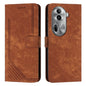 Skin Feel Stripe Pattern Leather Phone Case with Long Lanyard, Series 1