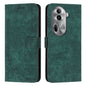 Skin Feel Stripe Pattern Leather Phone Case with Lanyard, For OPPO Reno12 5G Global, For OPPO A3 Pro Global, For OPPO Reno11 5G Global, For OPPO Reno11 Pro Global