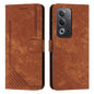 Skin Feel Stripe Pattern Leather Phone Case with Lanyard, For OPPO Reno12 5G Global, For OPPO A3 Pro Global, For OPPO Reno11 5G Global, For OPPO Reno11 Pro Global