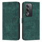 Skin Feel Stripe Pattern Leather Phone Case with Lanyard, For OPPO Reno12 5G Global, For OPPO A3 Pro Global, For OPPO Reno11 5G Global, For OPPO Reno11 Pro Global