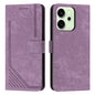 Skin Feel Stripe Pattern Leather Phone Case with Lanyard, For OPPO F31 5G / A6 Pro Global 5G, For OPPO Reno14 Global / Reno14 F 5G, For OPPO A5x 5G Global, For OPPO Reno14 Pro Global