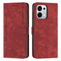 Skin Feel Stripe Pattern Leather Phone Case with Lanyard, For OPPO F31 5G / A6 Pro Global 5G, For OPPO Reno14 Global / Reno14 F 5G, For OPPO A5x 5G Global, For OPPO Reno14 Pro Global