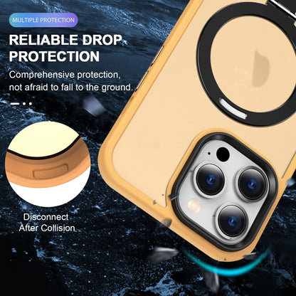 Skin-feel MagSafe Holder PC Hybrid TPU Phone Case, For iPhone 14 Pro Max, For iPhone 13 Pro Max, For iPhone 13 Pro
