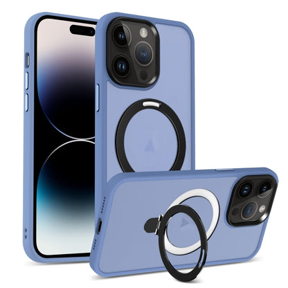 Skin-feel MagSafe Holder PC Hybrid TPU Phone Case, For iPhone 14 Pro Max, For iPhone 13 Pro Max, For iPhone 13 Pro