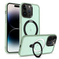 Skin-feel MagSafe Holder PC Hybrid TPU Phone Case, For iPhone 14 Pro Max, For iPhone 13 Pro Max, For iPhone 13 Pro