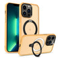 Skin-feel MagSafe Holder PC Hybrid TPU Phone Case, For iPhone 14 Pro Max, For iPhone 13 Pro Max, For iPhone 13 Pro