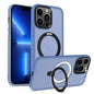 Skin-feel MagSafe Holder PC Hybrid TPU Phone Case, For iPhone 14 Pro Max, For iPhone 13 Pro Max, For iPhone 13 Pro