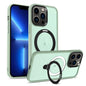 Skin-feel MagSafe Holder PC Hybrid TPU Phone Case, For iPhone 14 Pro Max, For iPhone 13 Pro Max, For iPhone 13 Pro