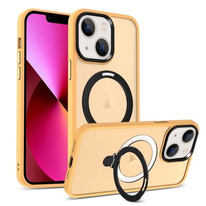 Skin-feel MagSafe Holder PC Hybrid TPU Phone Case, For iPhone 13, For iPhone 12, For iPhone 12 Pro Max