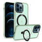 Skin-feel MagSafe Holder PC Hybrid TPU Phone Case, For iPhone 13, For iPhone 12, For iPhone 12 Pro Max