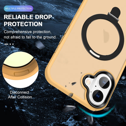 Skin-feel MagSafe Holder PC Hybrid TPU Phone Case